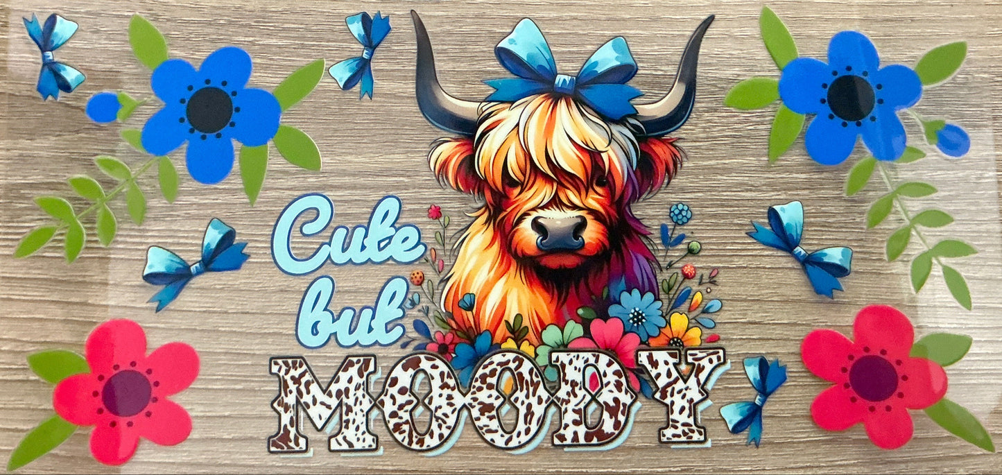 16oz Cute Highland Cow Cup Wrap