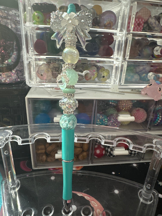 Beadable box cutter, regular beadable pen and 14inch poke tool bundle/pick focal and beads on live or leave description. (Pictures above are just samples)