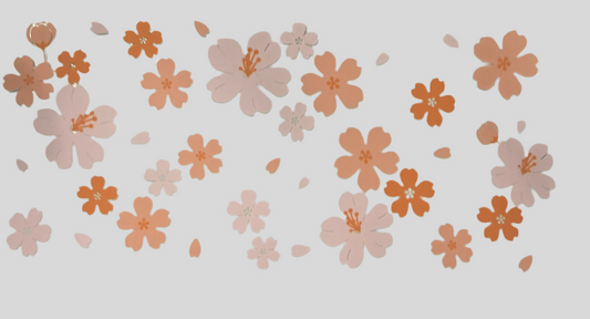 16oz Floral Cup Wrap