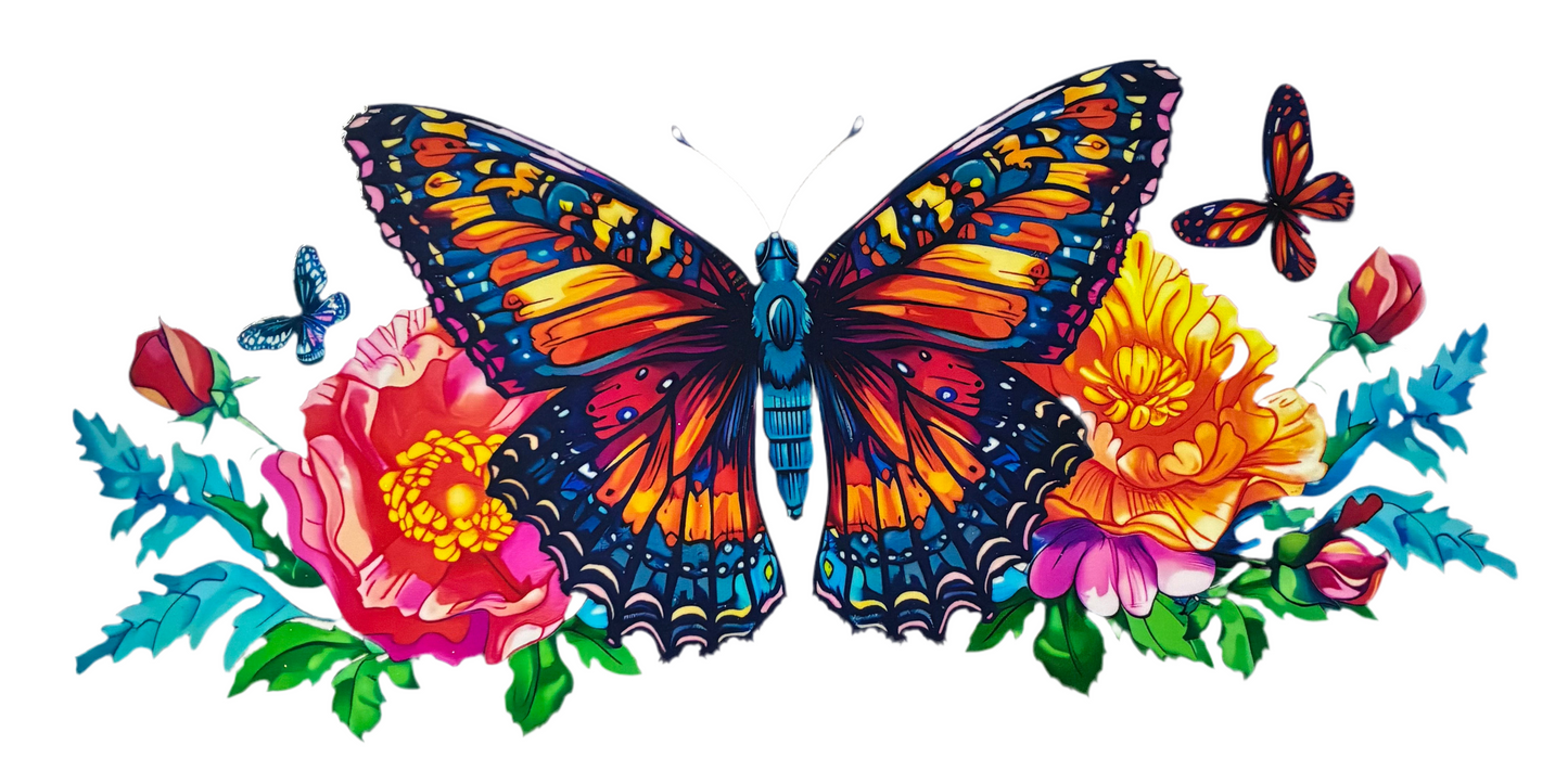 16oz Butterfly Cup Wrap