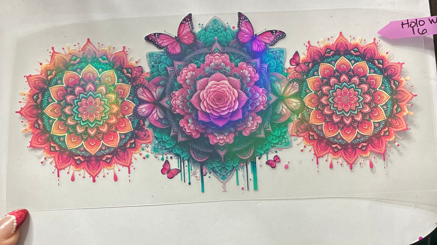16oz Holographic Cup Wrap