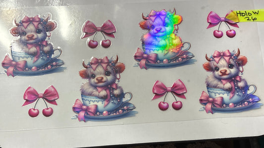 16oz Holographic Cup Wrap