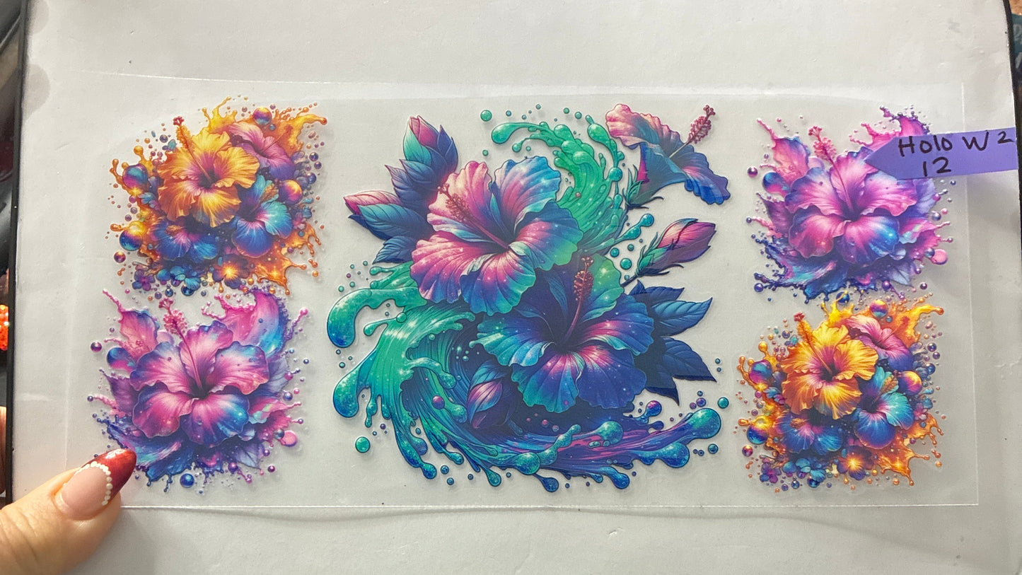 16oz Holographic Cup Wrap