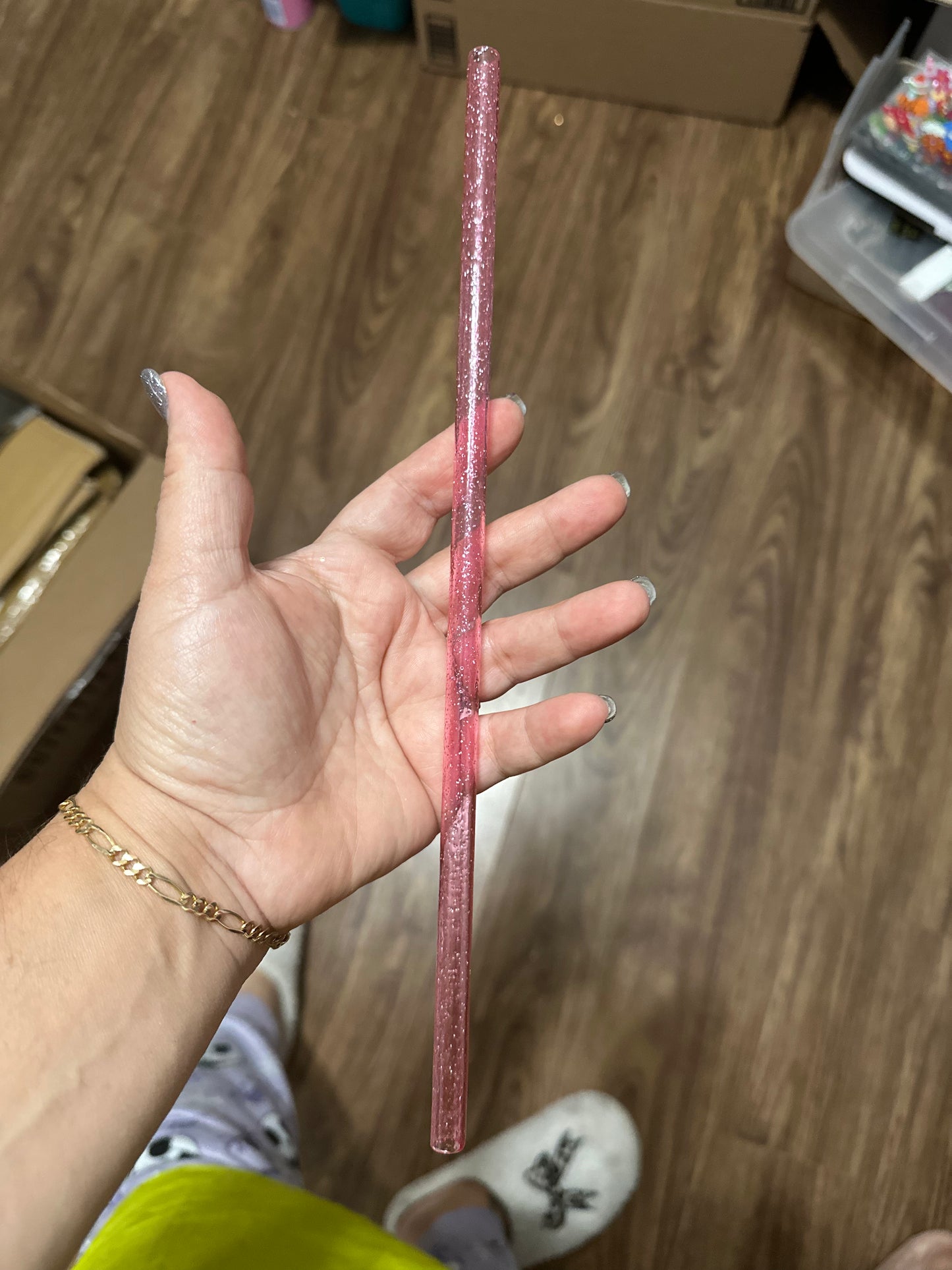 Straw picked on live