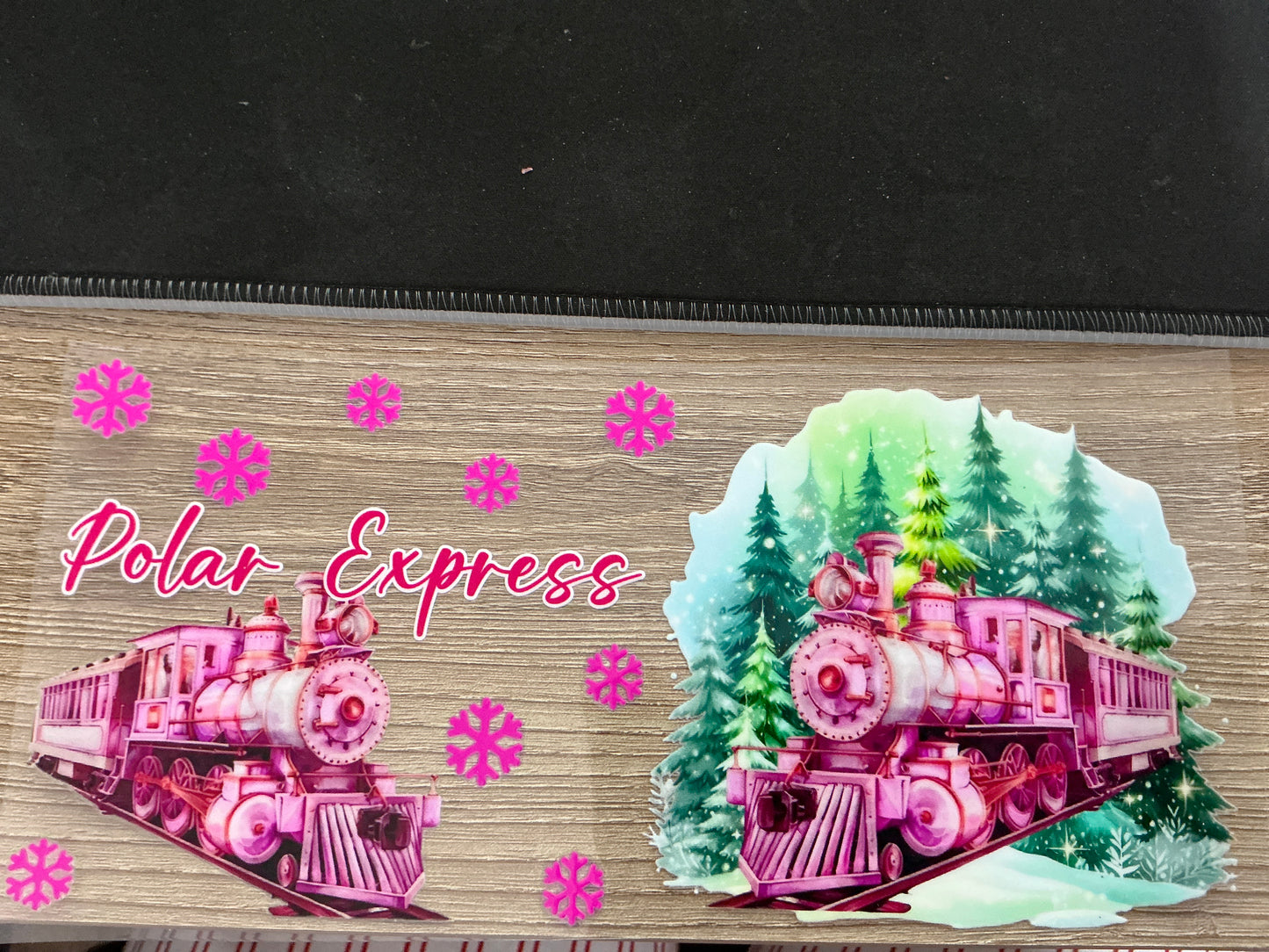 16oz Train Cup Wrap