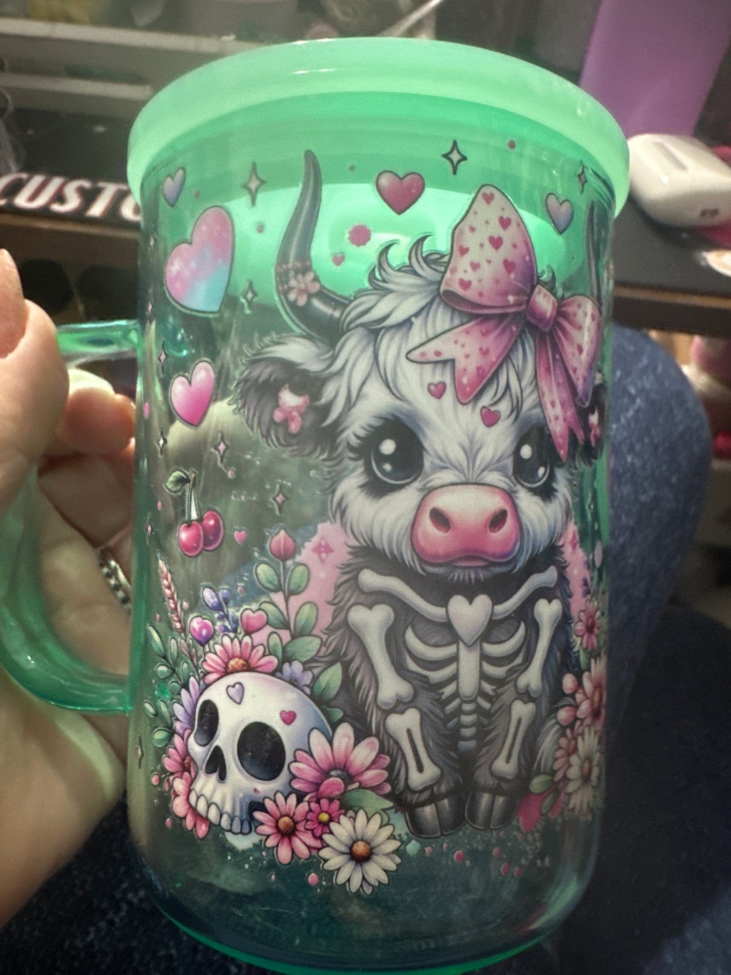 15oz Premade single wall coffee cup