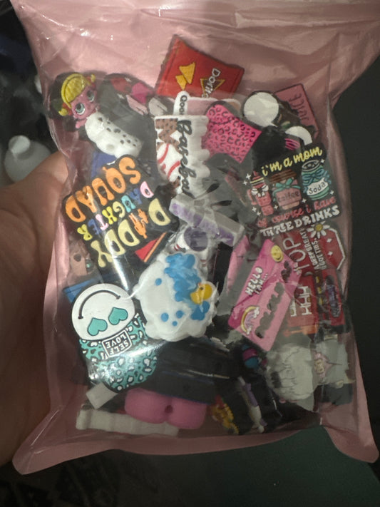Random pack of 50 plus focal beads