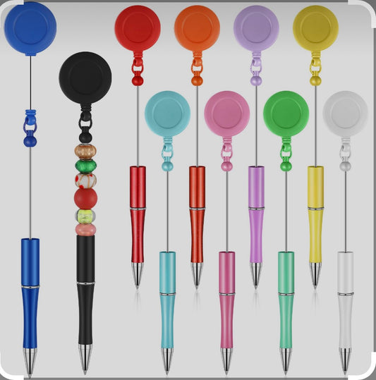 Custom Beadable Retractable Pen