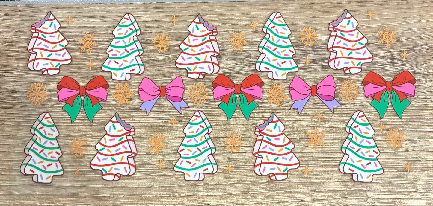 16oz Christmas Tree Cup Wrap