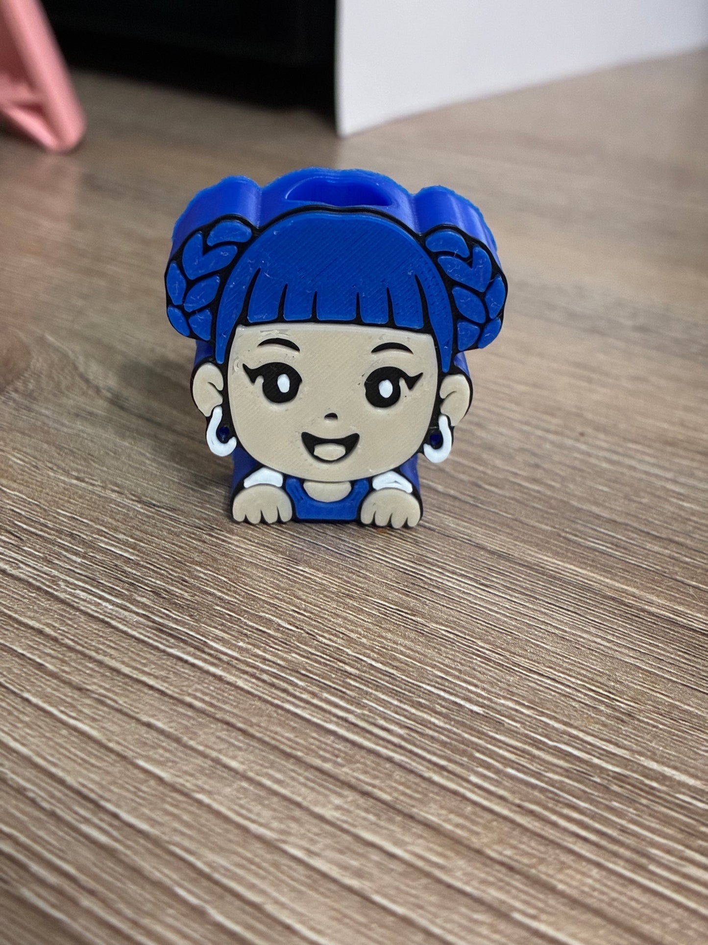 3D straw topper - Zoey