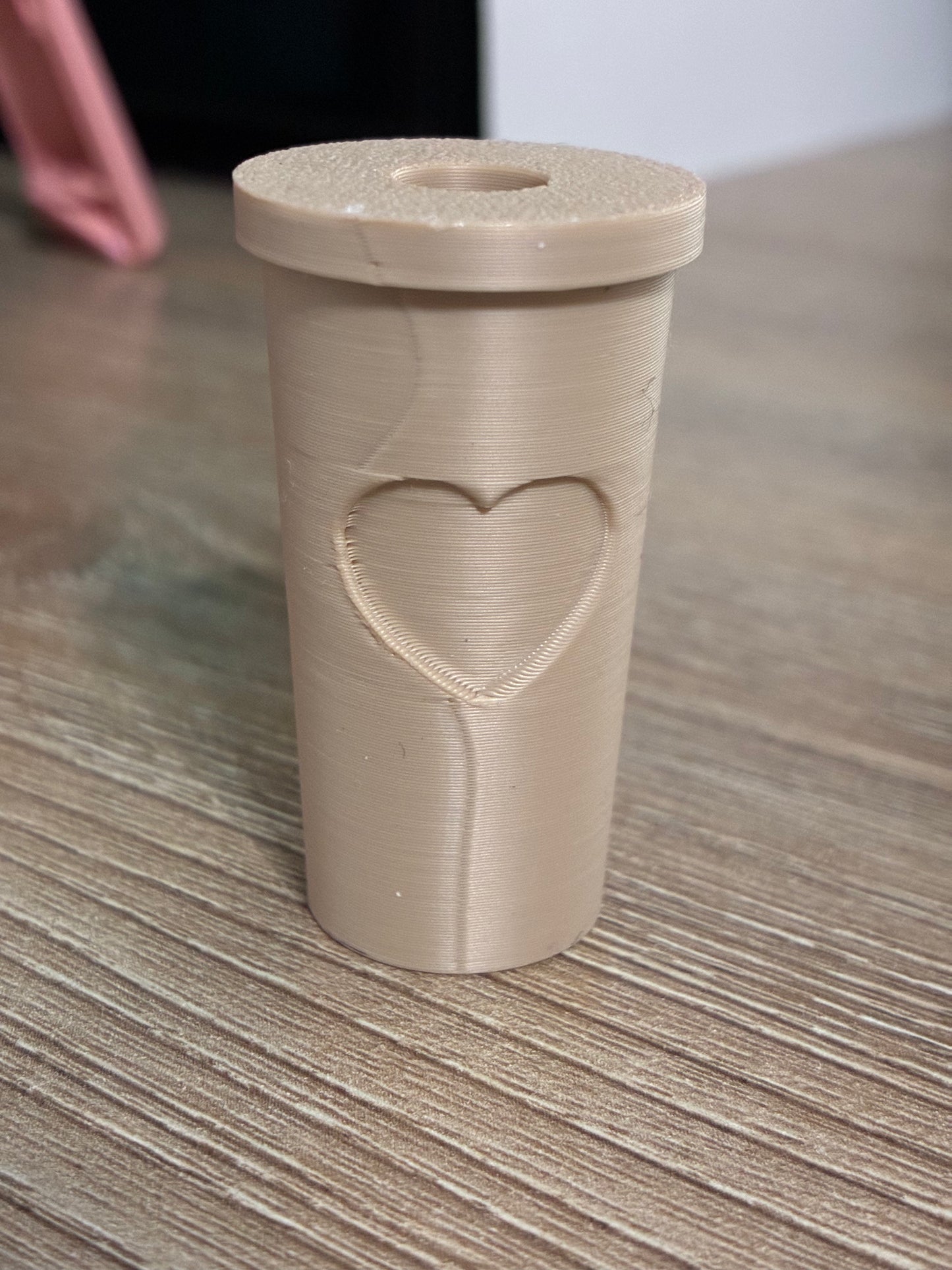 3D straw topper - cup