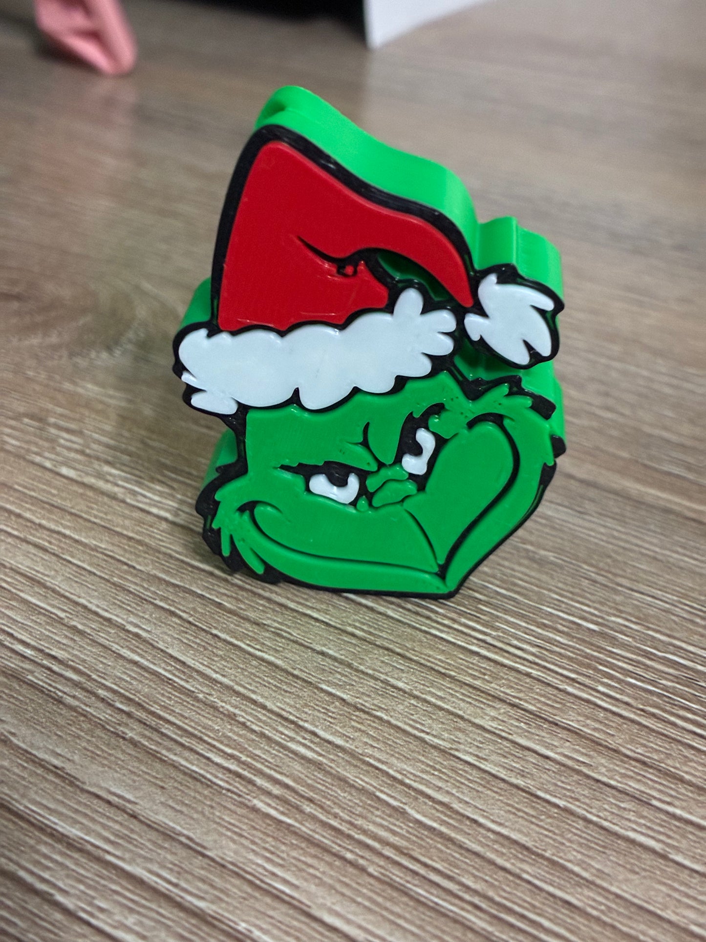 3D straw topper - the green guy