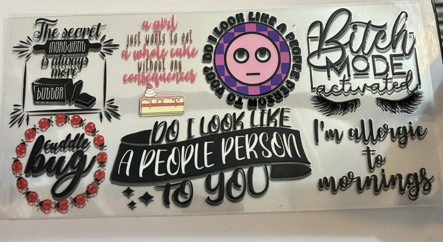 16oz Sarcastic People Person Cup Wrap