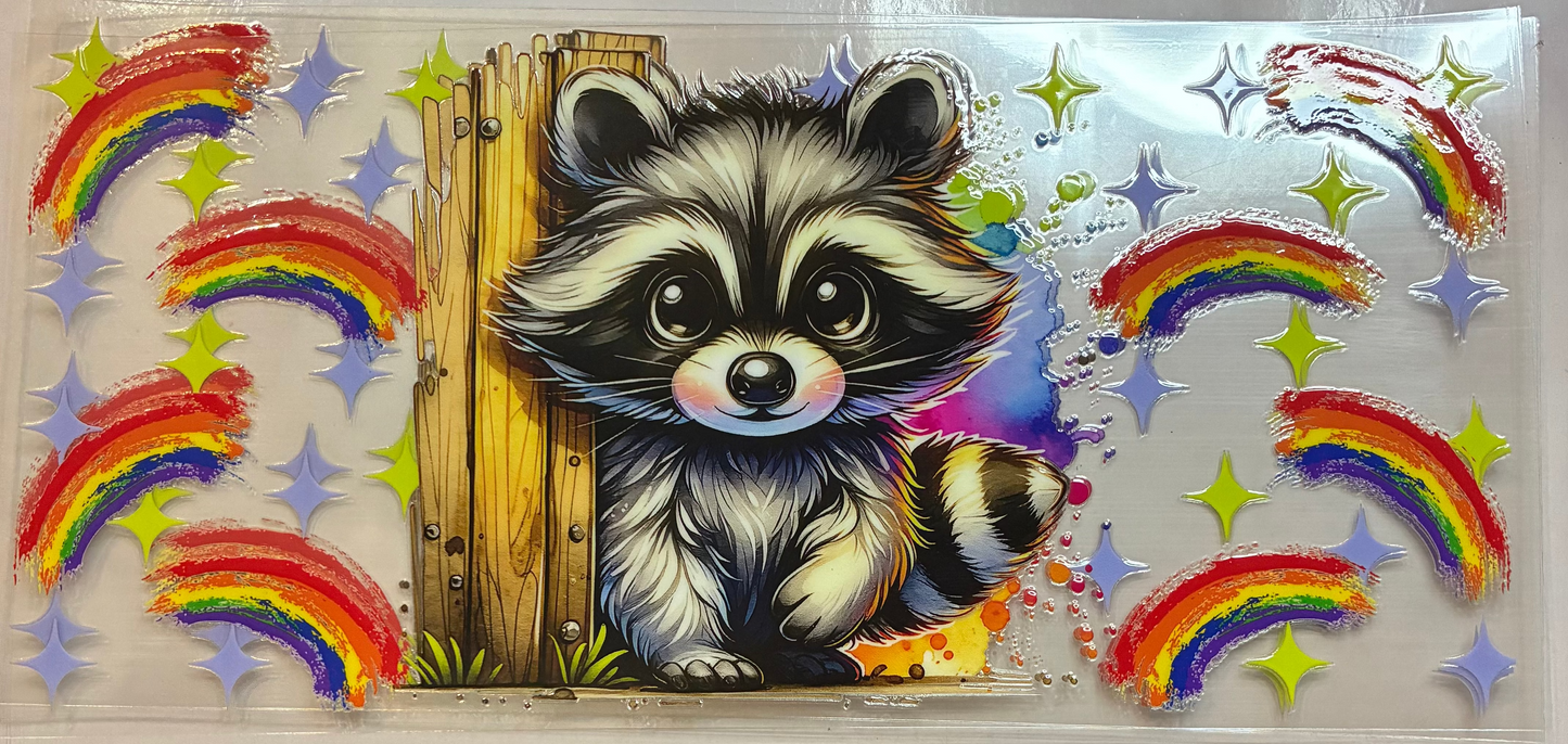 16oz Raccoon Cup Wrap