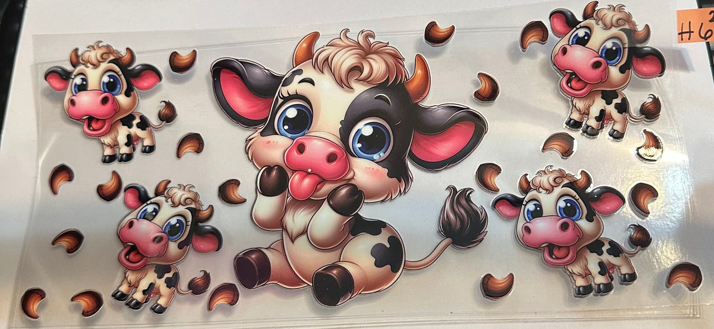 16oz Happy Cow Cup Wrap