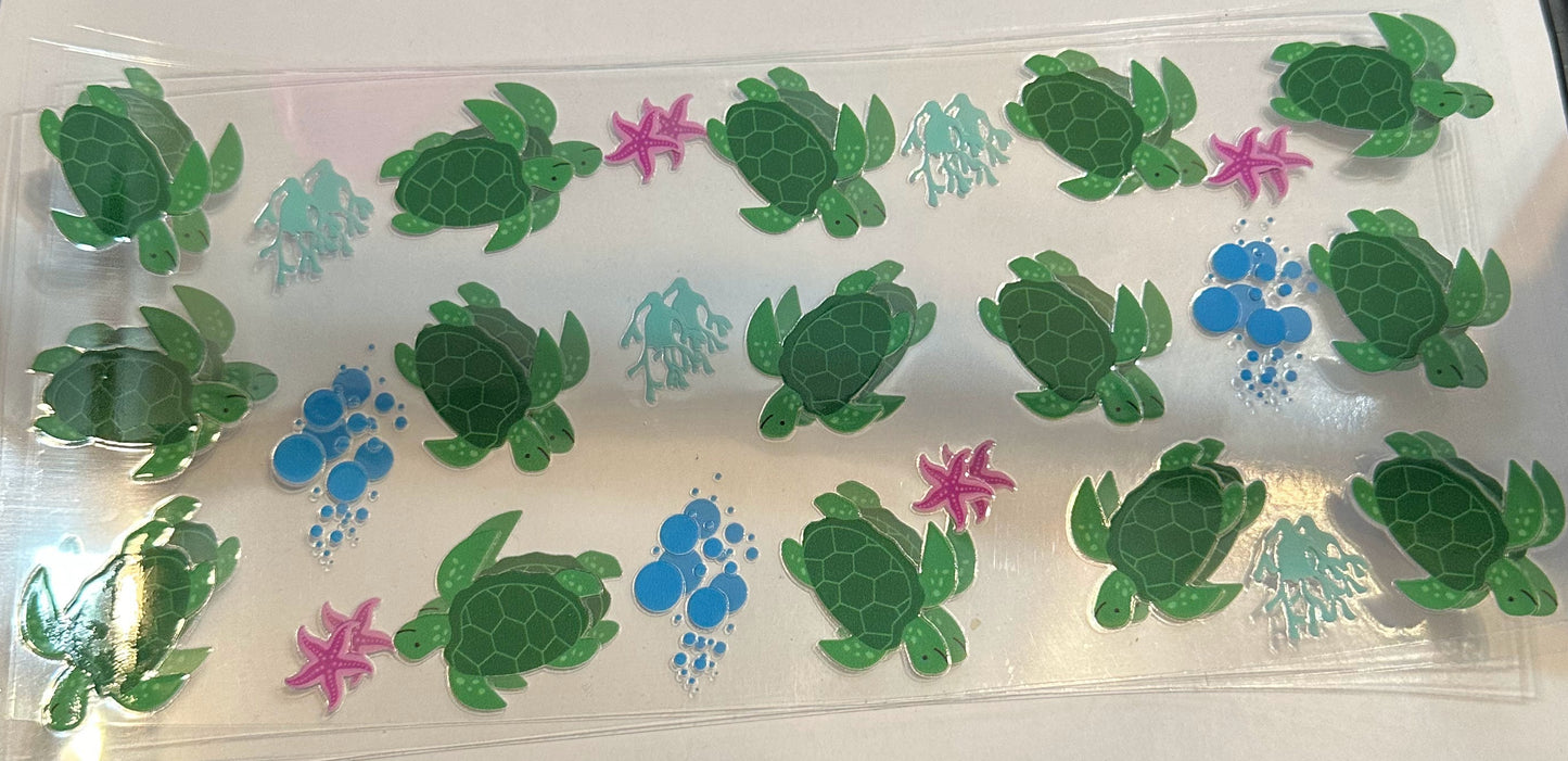 16oz Turtles Cup Wrap