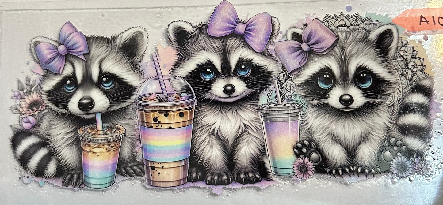 16oz Baby Raccoon Cup Wrap