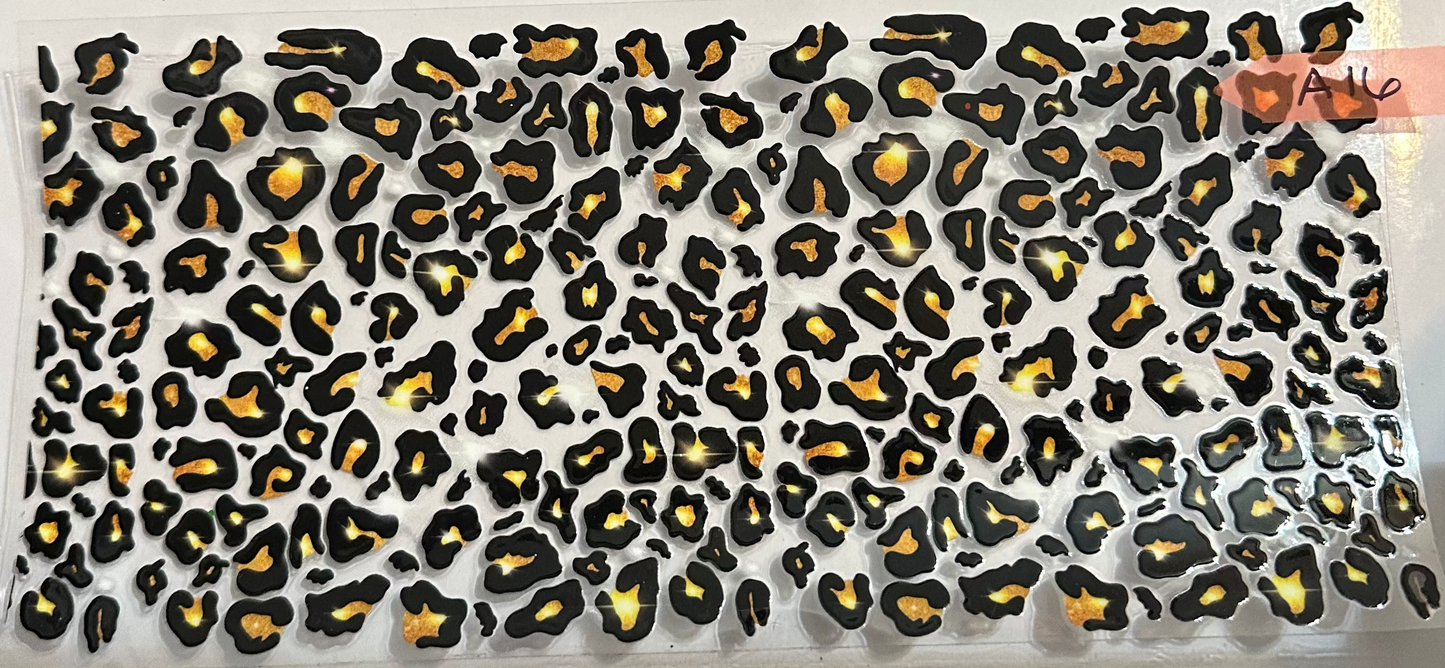 16oz Animal Print Cup Wrap
