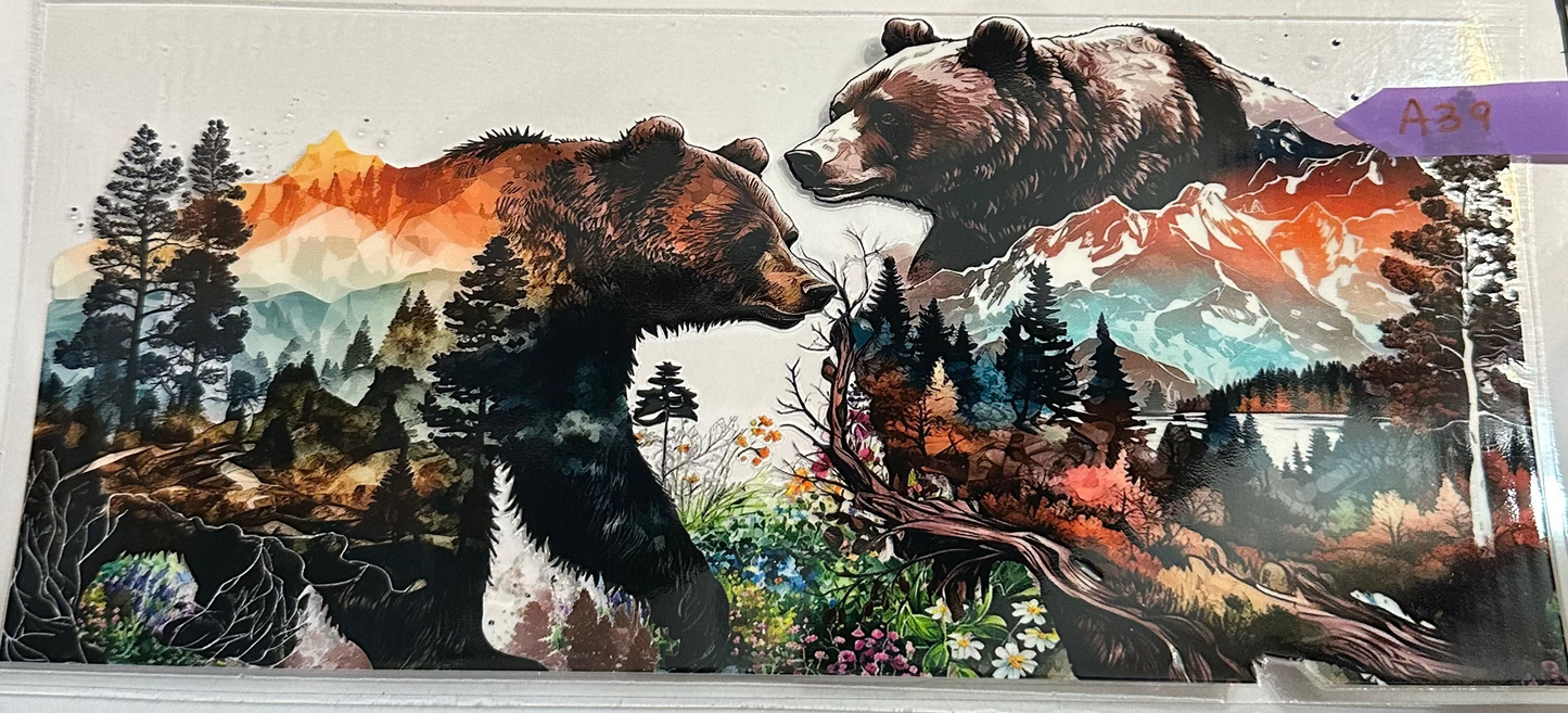 16oz Bear Cup Wrap