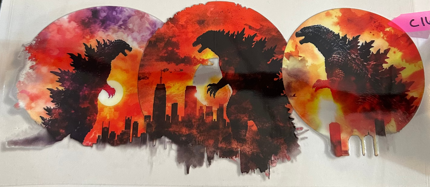 16oz Godzilla Cup Wrap