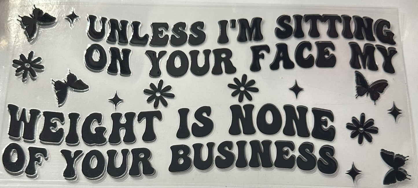 16oz Sitting on Your Face Cup Wrap