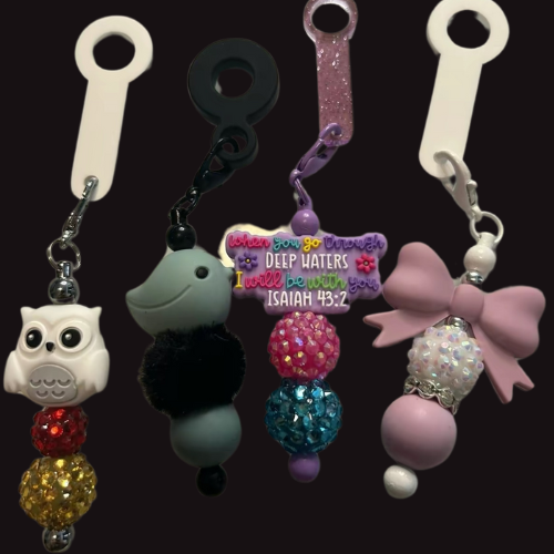 Custom Beadable Straw Charms