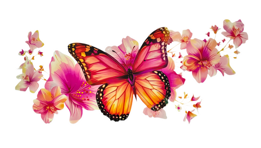 16oz Butterfly Cup Wrap