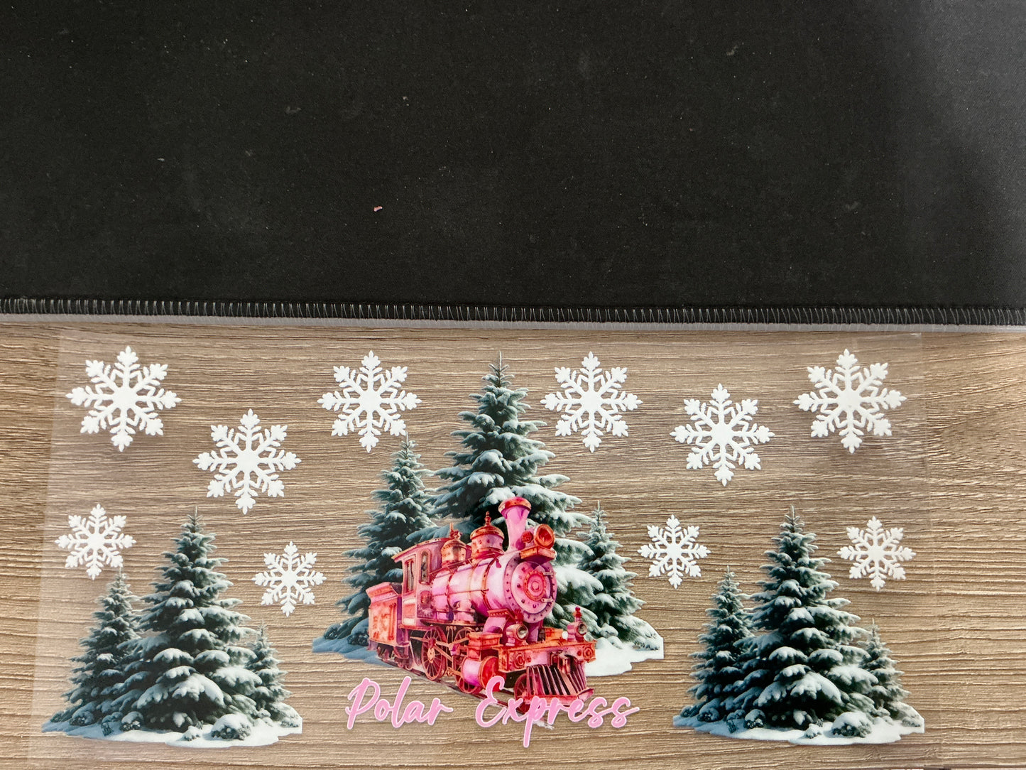 16oz Train Cup Wrap