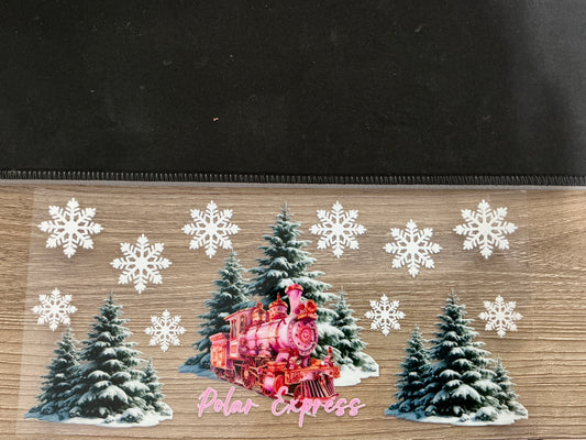 16oz Train Cup Wrap
