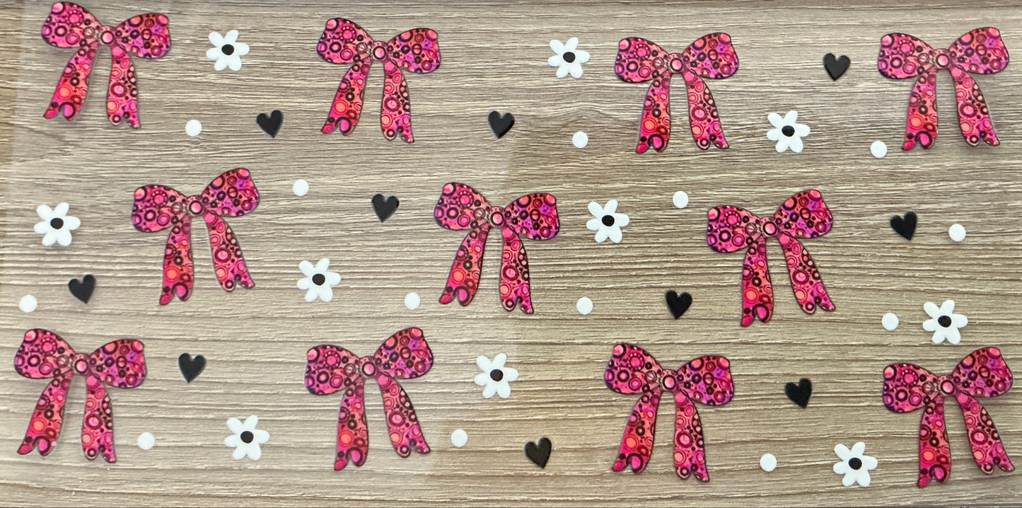 16oz Bows Cup Wrap