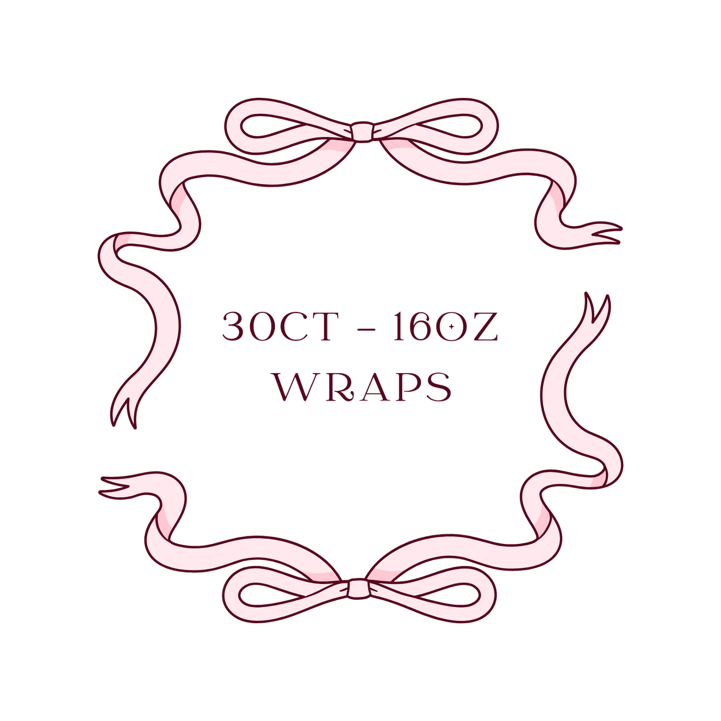 30ct - 16oz cup Wraps *Mystery*