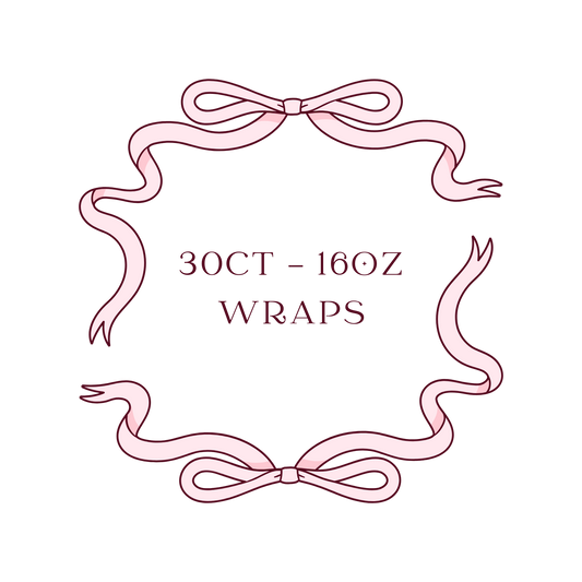 30ct - 16oz cup Wraps *Mystery*