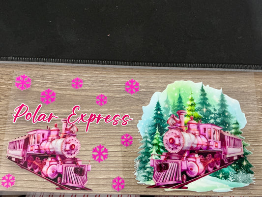 16oz Train Cup Wrap