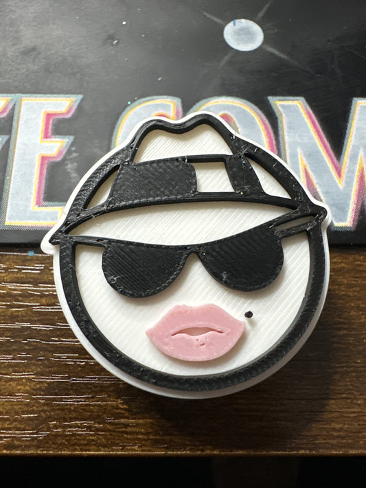 3D straw topper - lowrider (Girl)