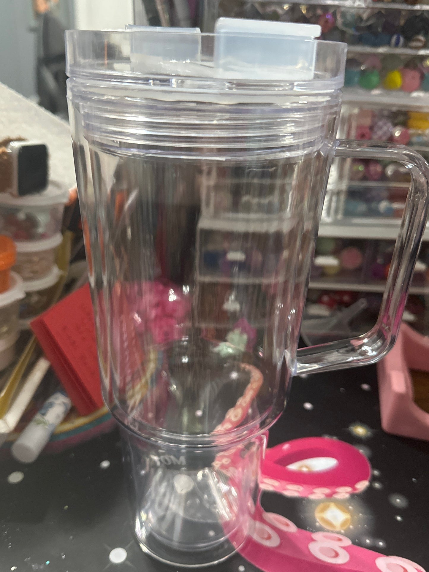 30oz snowglobe cup