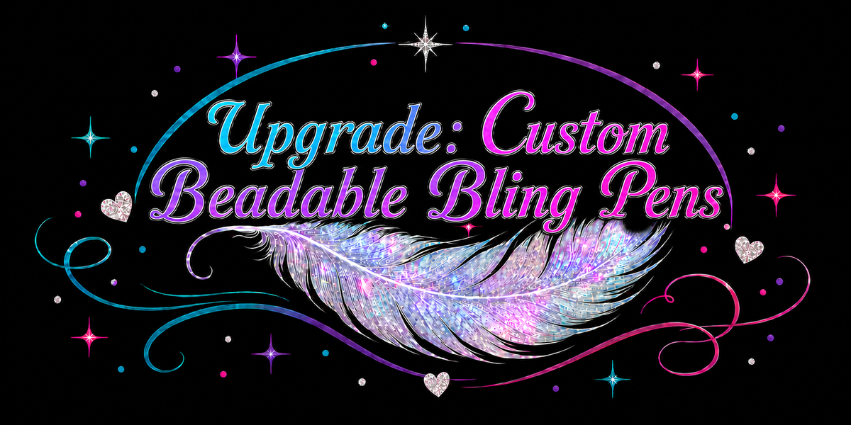Upgrade: Custom Beadable Bling Pens