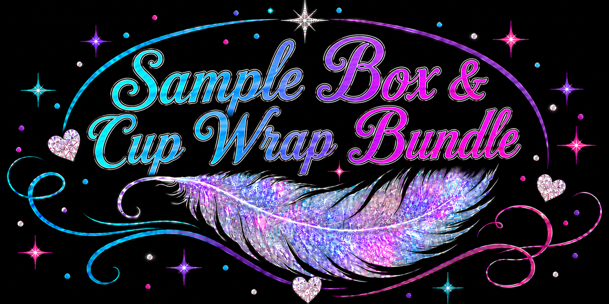 24-Piece Add-In Sample Box & 10 - 16oz Cup Wrap Bundle