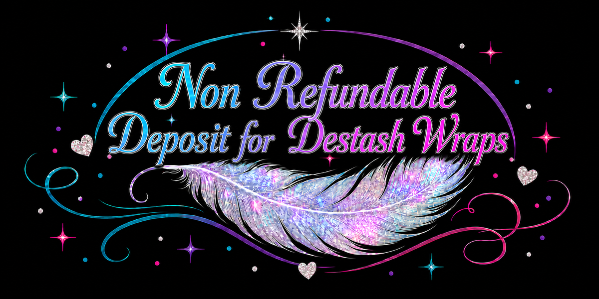 Non Refundable Deposit for Destash Wraps