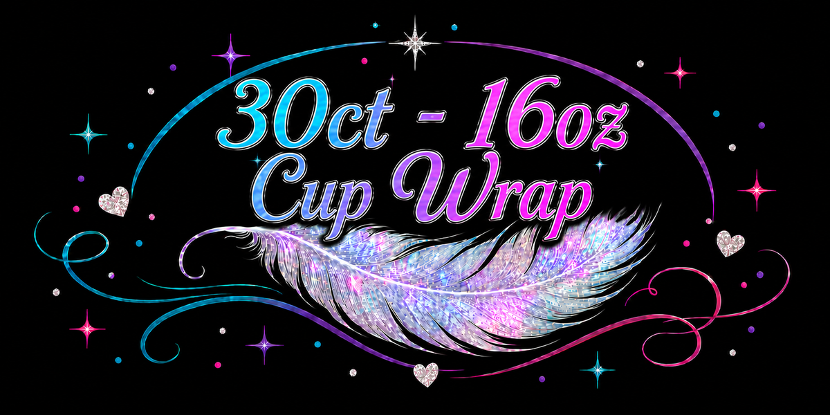 30ct - 16oz Cup Wraps