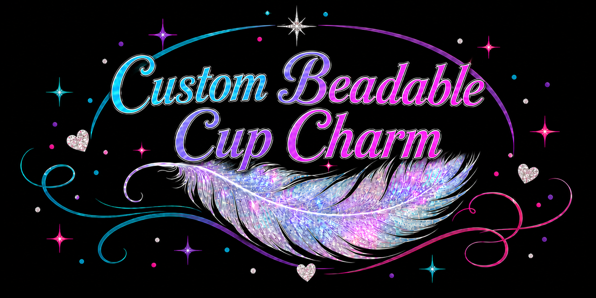 Custom Beadable Cup Charm