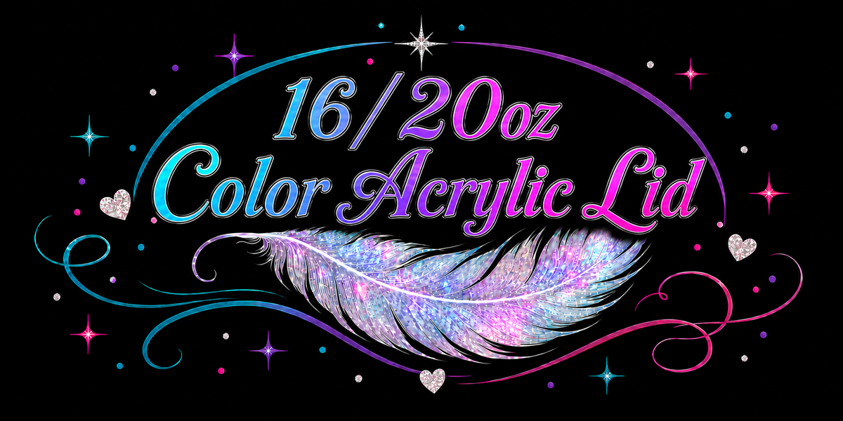 16/20oz Color Acrylic Lid