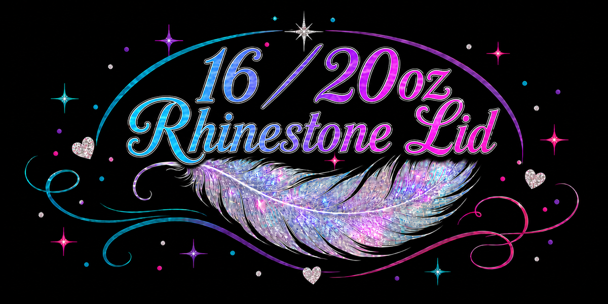 16/20oz Rhinestone Lids