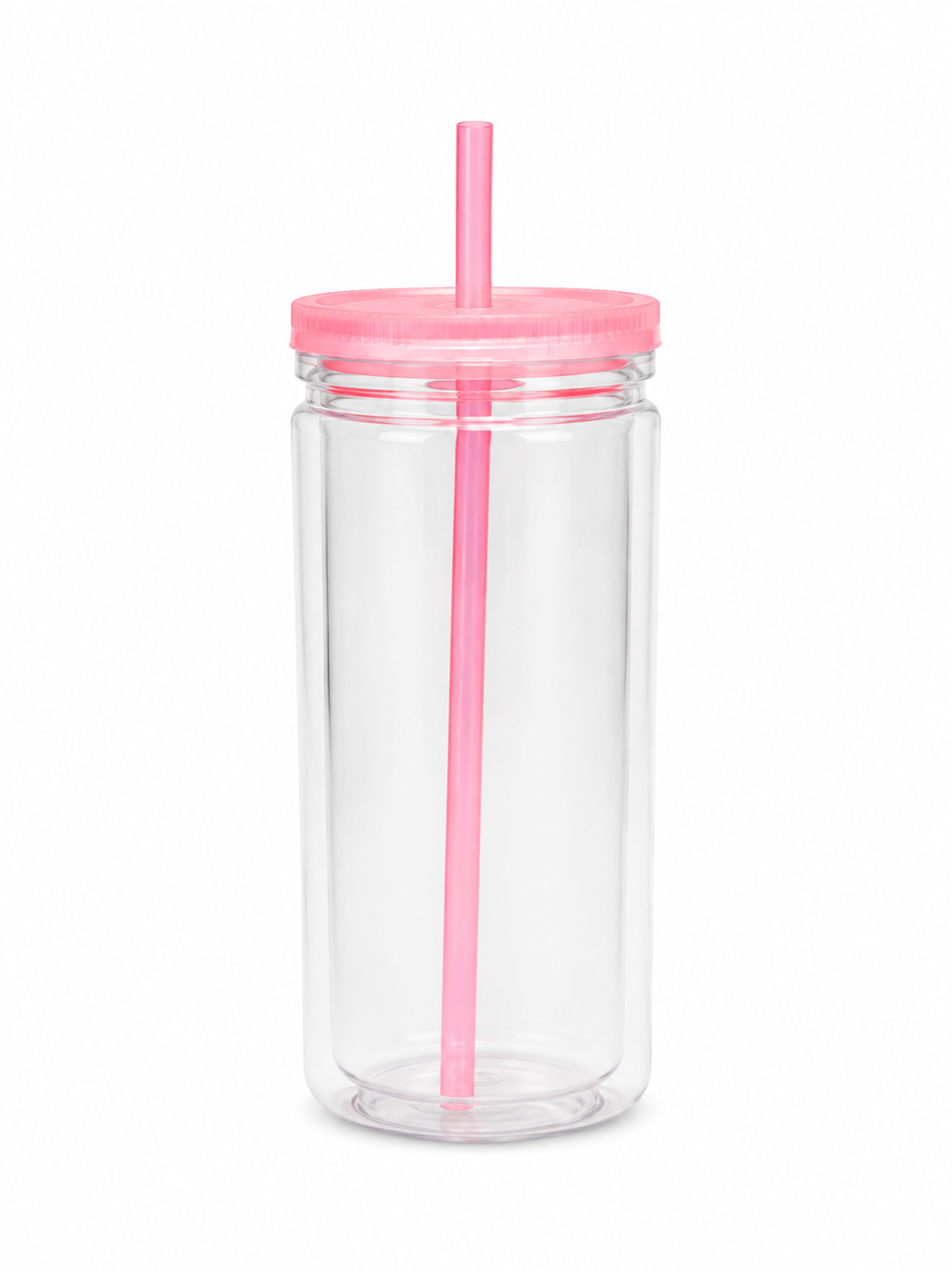 20oz Acrylic Snowglobe (Colored Lids)