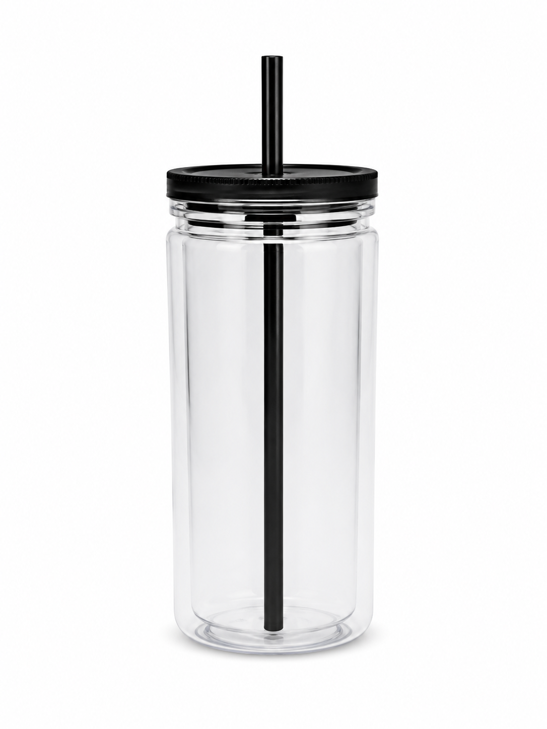20oz Acrylic Snowglobe (Colored Lids)