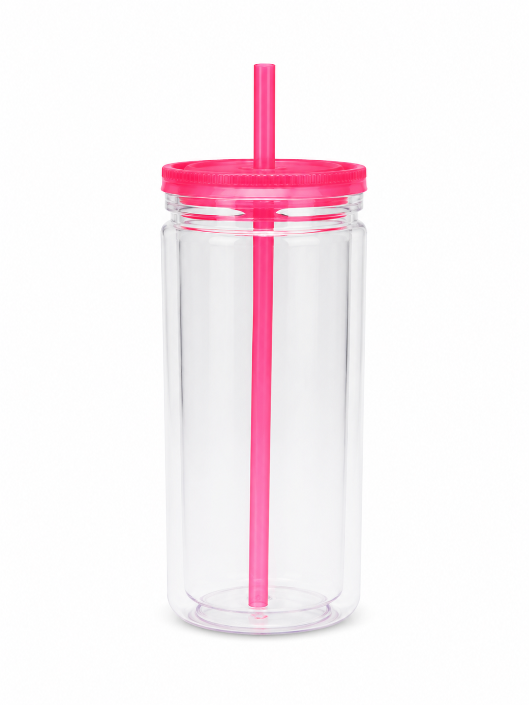20oz Acrylic Snowglobe (Colored Lids)