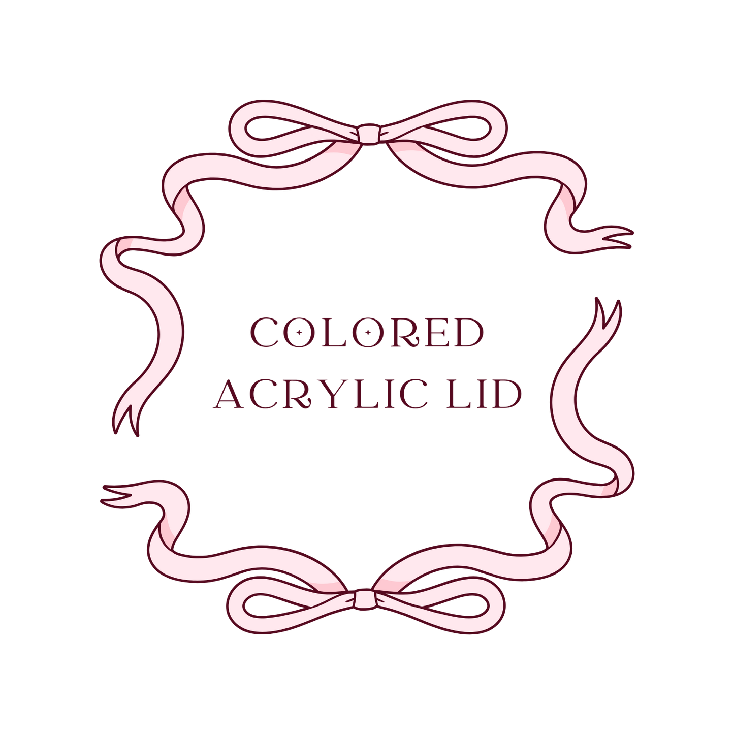 Color Acrylic Lid