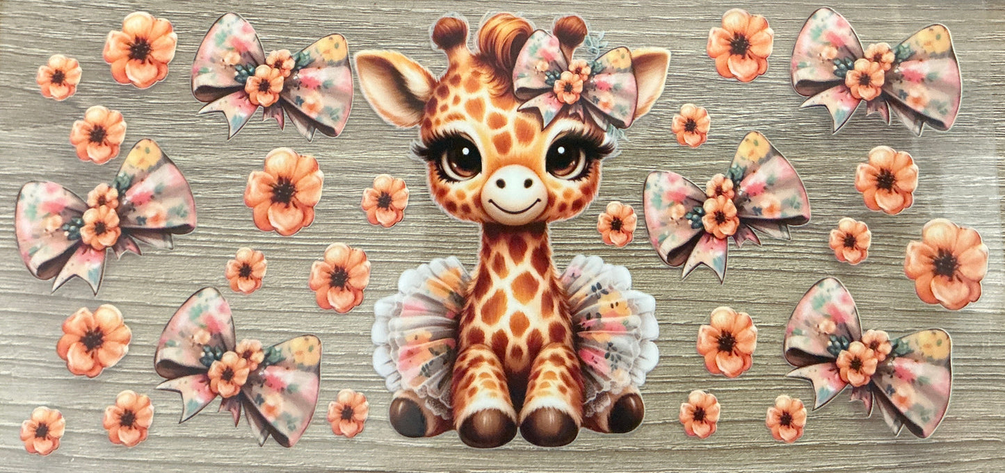 16oz Giraffe Cup Wrap