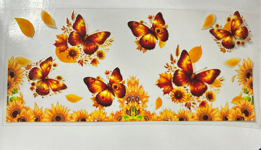 16oz Butterfly Cup Wrap