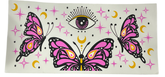 16oz Butterfly Cup Wrap