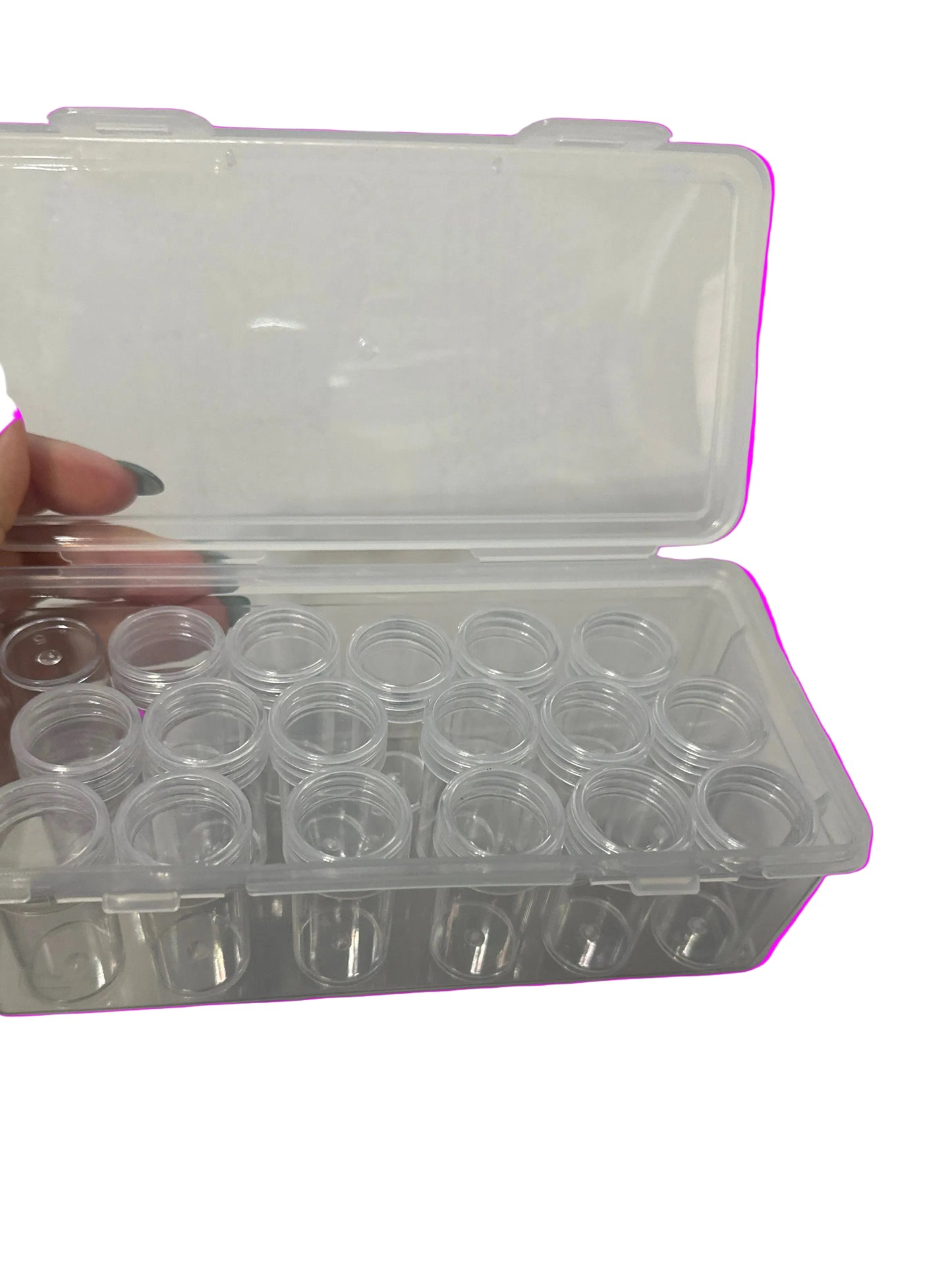 18pc clay/shaped glitter sample box